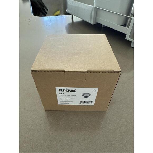KRAUS Stainless Steel Strainer ST-1 New In Box - Picture 1 of 4